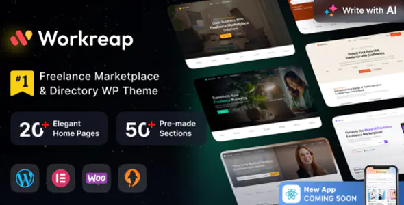 Workreap - Freelance Marketplace WordPress Theme