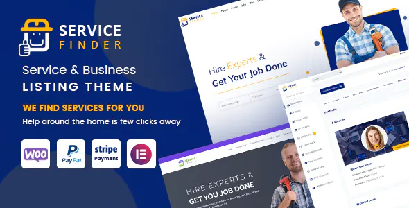 Service Finder – Provider and Business Listing Theme