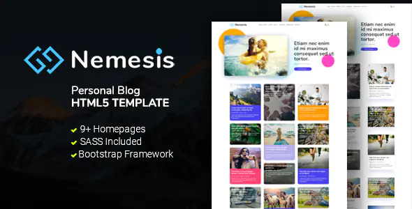 Nemesis - Blog HTML5 Template