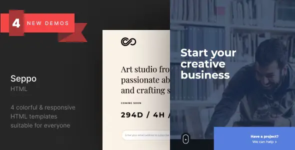 Seppo - Corporate One Page HTML Template